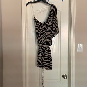 Lane Bryant One Sleeve Peplum Top Size 26/28